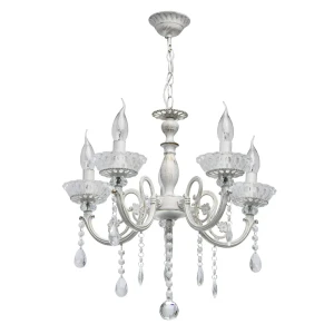 Люстра Аврора 5xE14x60 Вт, металл, цвет бронза