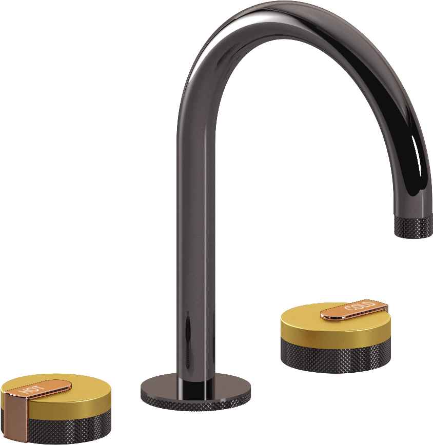 E-11512-R1BAU-L1RG-OX Смеситель для умывальника на 3 отвертия GRAFF MOD+