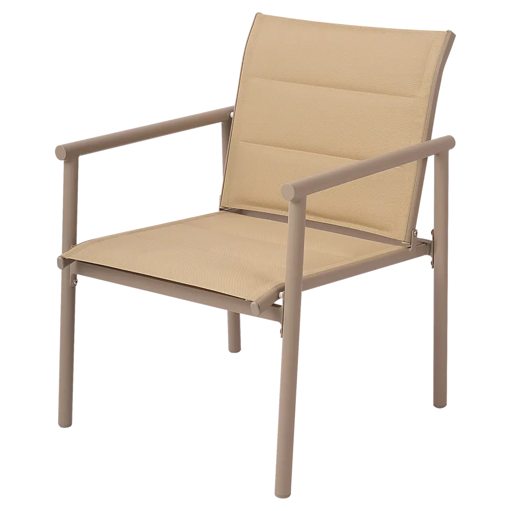 Набор садовой мебели для отдыха с подушками BEGINIA Kinel  Сталь Стол, диван, кресло 2 шт Белый STLM-2157405 - Вид №15