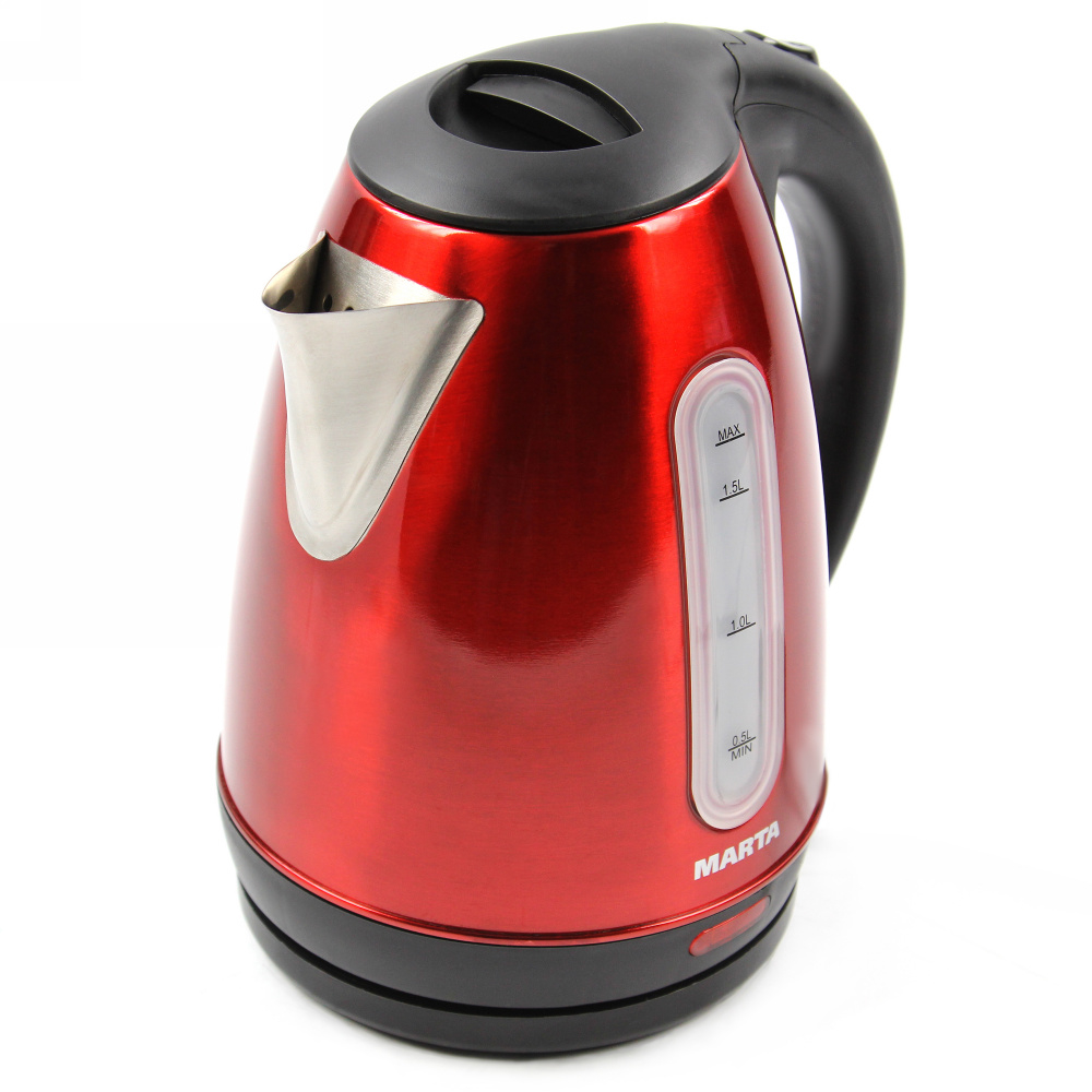 8166485 Электрочайник MARTA MT-1089 красный STDN-0113034 - Вид №1