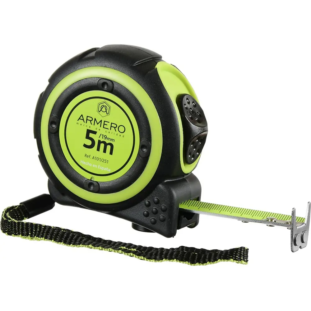 Рулетка Armero с двумя фиксаторами 5 м x 19 мм STLM-2110500