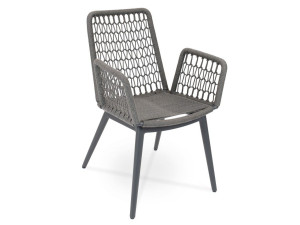 Садовый стул из ткани и алюминия