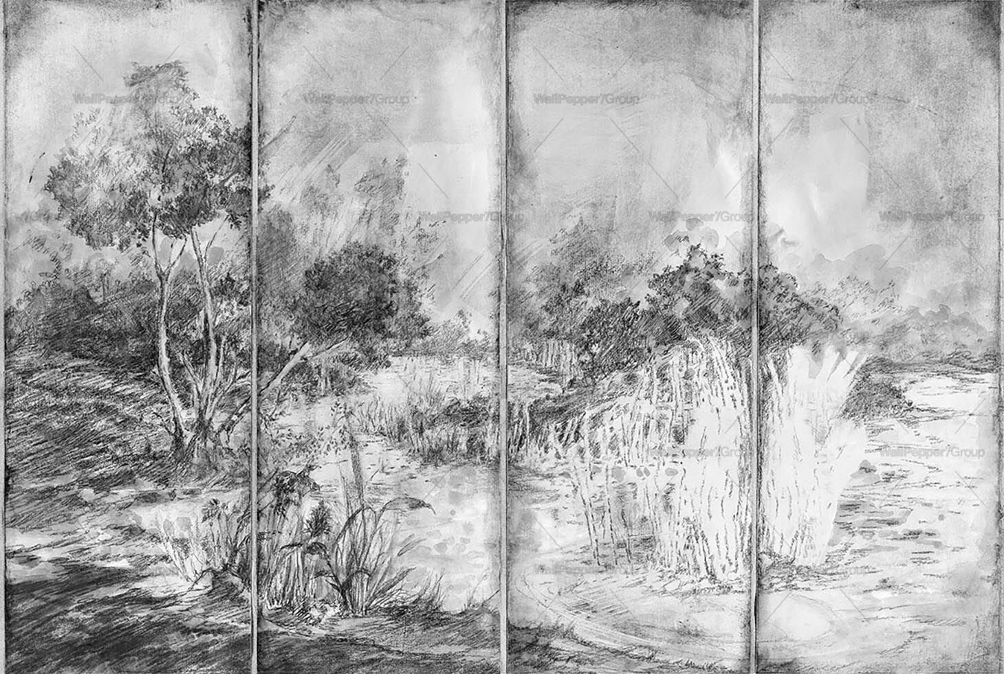 Восточные обои ПВХ бесплатно, экологически чистые, моющиеся WallPepper VUE SOLITAIRE ARCH-00044542 - Вид №3