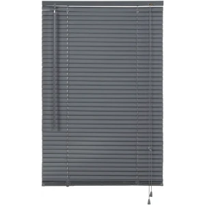Жалюзи 60x155 см ПВХ цвет графит