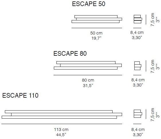 Quadrifoglio Настенный светильник из алюминия Escape sun-id-1485311 - Вид №3