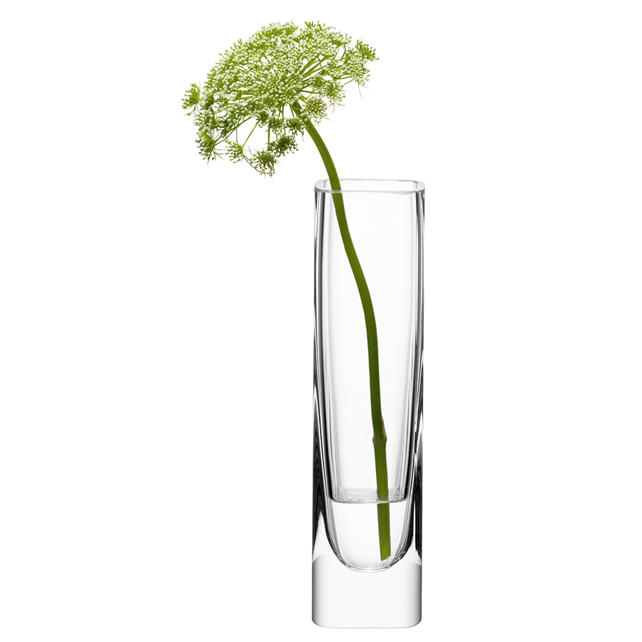 Ваза прямоугольная Modular 20 x 5 x 5 см прозрачная LSA International G85620301 - Вид №7