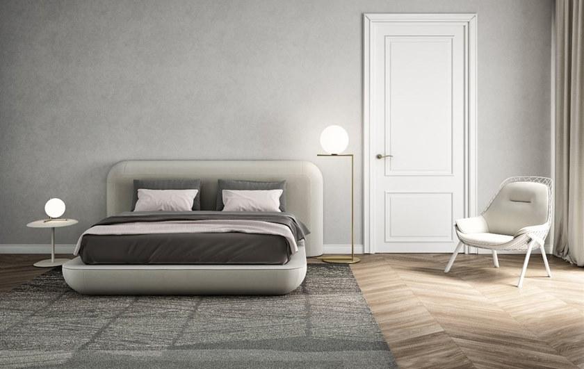 Alias Двуспальная кровать с обивкой из ткани Okome sun-id-1502829 - Вид №4