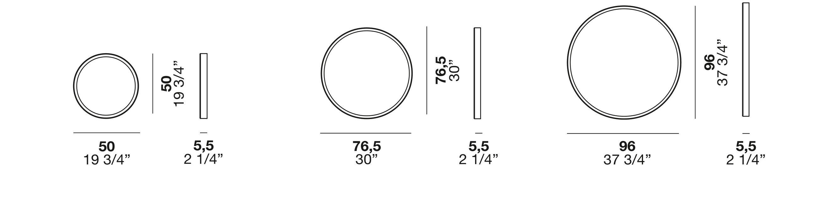 Настенное круглое зеркало Alf DaFrè DISCO ARCH-00127057 - Вид №6
