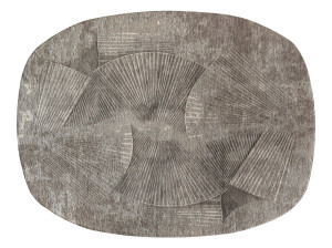 Тканевый узор овальный ковер