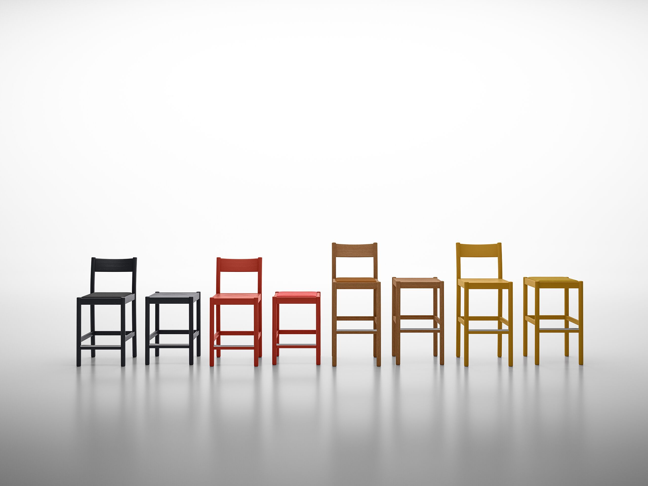 Высокий стул из массива дерева со спинкой SIPA Пальма ARCH-00098723 - Вид №4