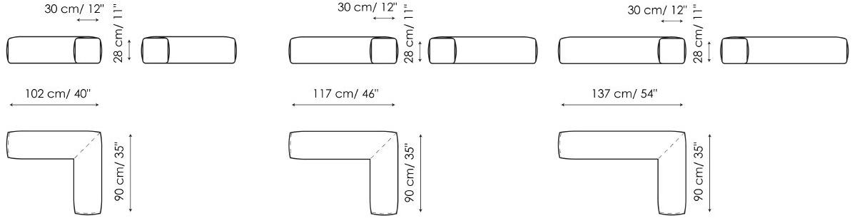 Bonaldo Модульный диван из ткани sun-id-1455653 - Вид №9