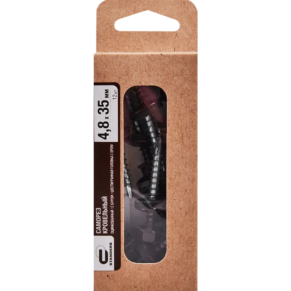 Саморезы кровельные Standers с буром для металлочерепицы и профнастила 89212969 STLM-1007765 - Вид №3