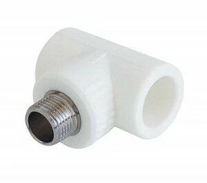 Тройник KALDE переходной НР D25х1/2"х25 полипропиленовый белый