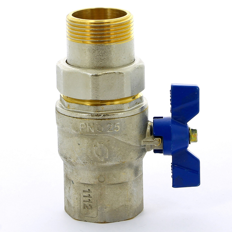 Кран шаровой НВ с разъемным соединением EVOLUTION бабочка F.I.V. 1"1/4 FIV 80005114 - Вид №3