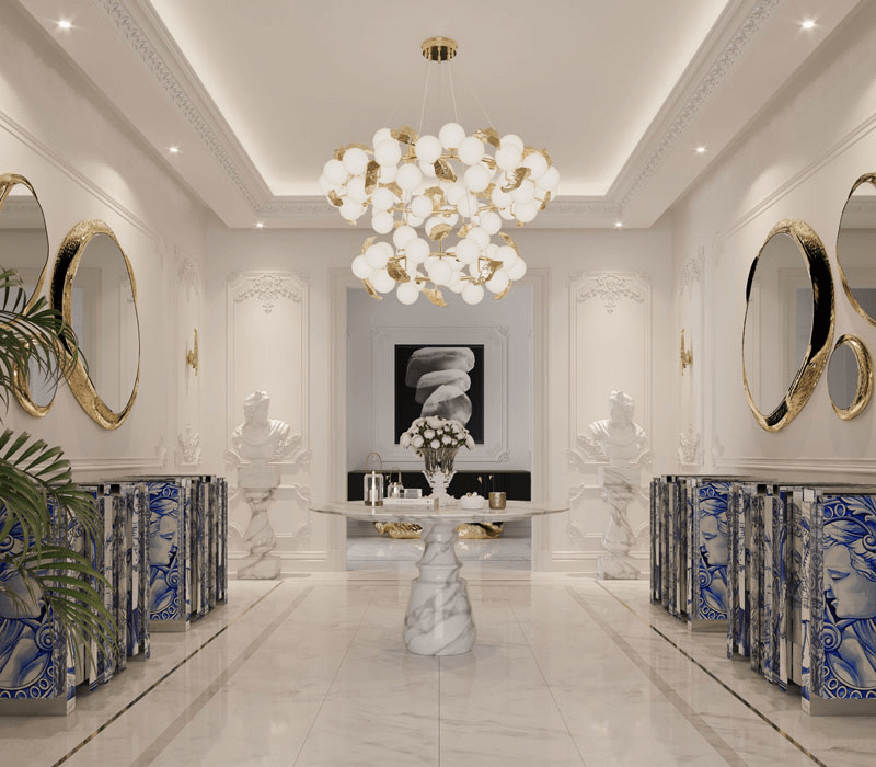 0-001 Круглый обеденный стол Pietra estremoz Boca Do Lobo  - Вид №15