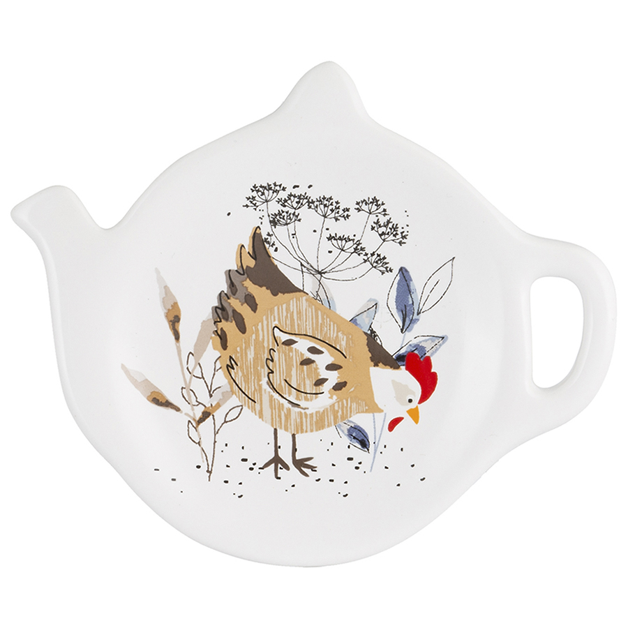 P_0059.639 Блюдце для чайных пакетиков country hens Price&Kensington 