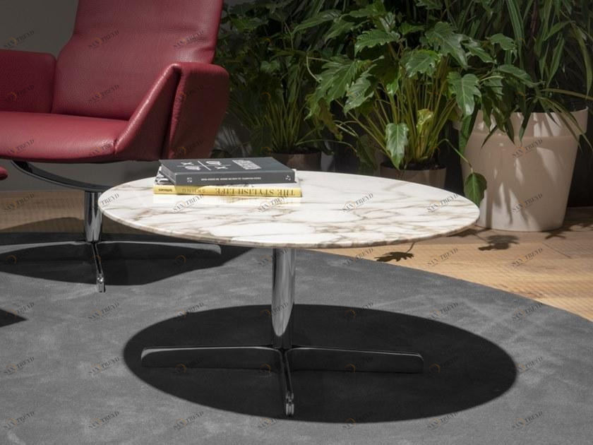 de Sede Круглый мраморный журнальный столик с основанием 4 звезды Ds-343 sun-id-1496615