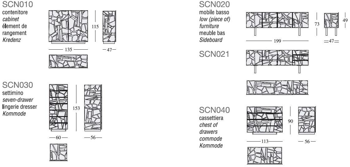 edra Блок для хранения из зеркального метакрилата sun-id-1504894 - Вид №10