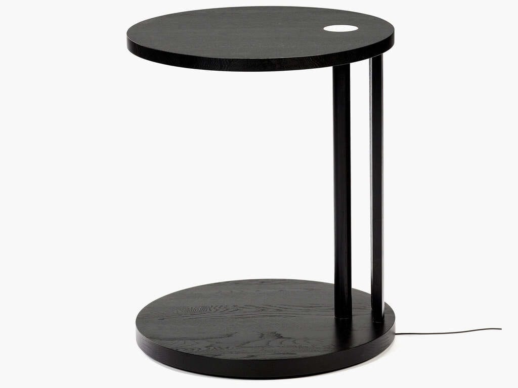 Деревянный низкий круглый журнальный столик Serax Мебель от Ann Demeulemeester ARCH-00011726 - Вид №14