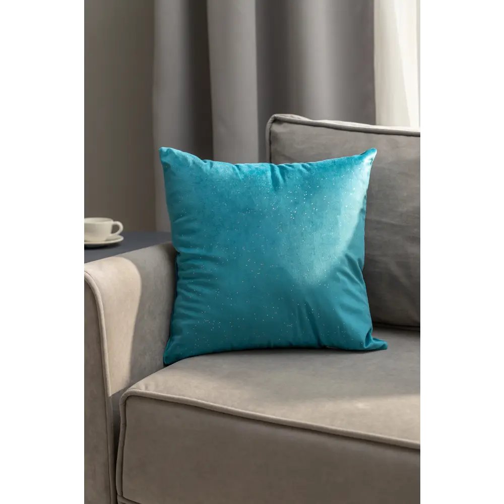 Подушка Rey 45x45 см цвет бирюзовый 83228242 STLM-2095660 SEASONS  - Вид №3