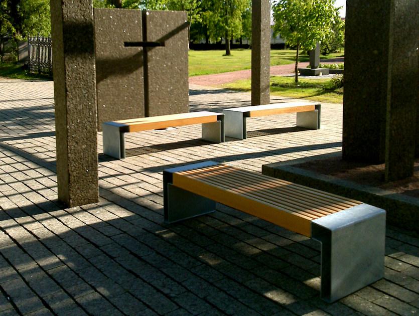 Nola Industrier Бетонная скамья без спинки sun-id-1434906 - Вид №2