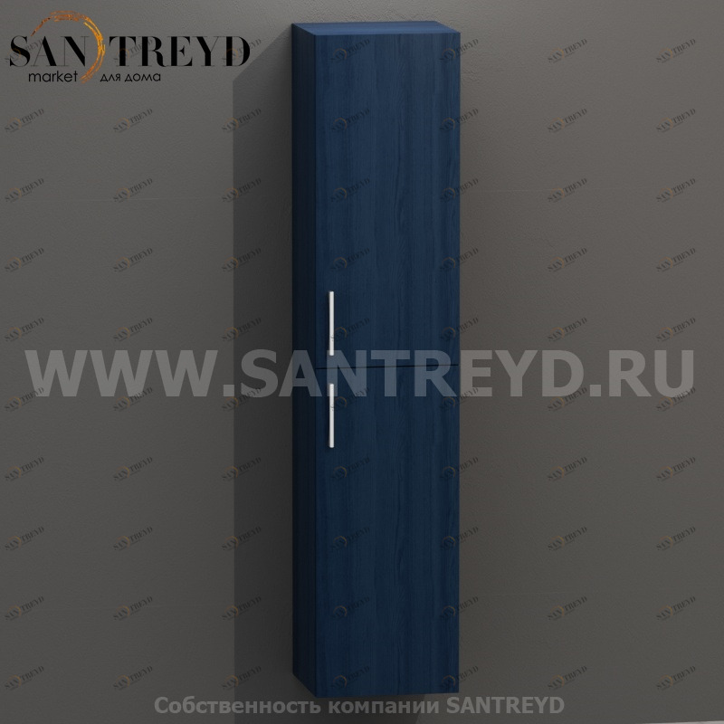 MDC6025 Высокий шкаф с двумя створками 160 см синий Globo 4ALL Италия Ceramica Globo