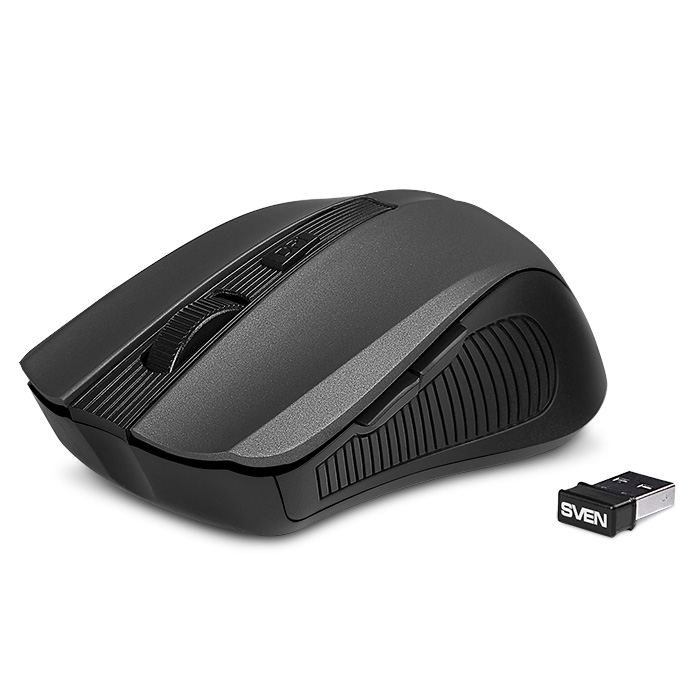 SV-014186 Беспроводная мышь rx-345 wireless grey Sven Santreyd  - Вид №1