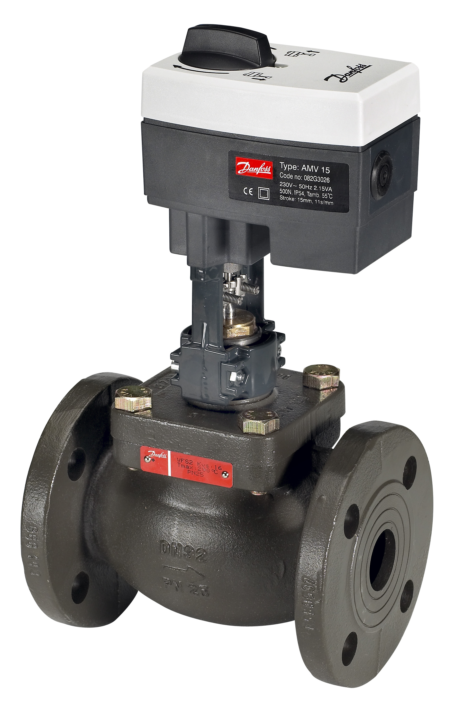 Danfoss Клапан регулирующий VFS 2 фланцевый Клапан регулирующий VFS 2 Ду80 Ру25 065B3380  - Вид №19