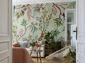 Обои с цветочными мотивами