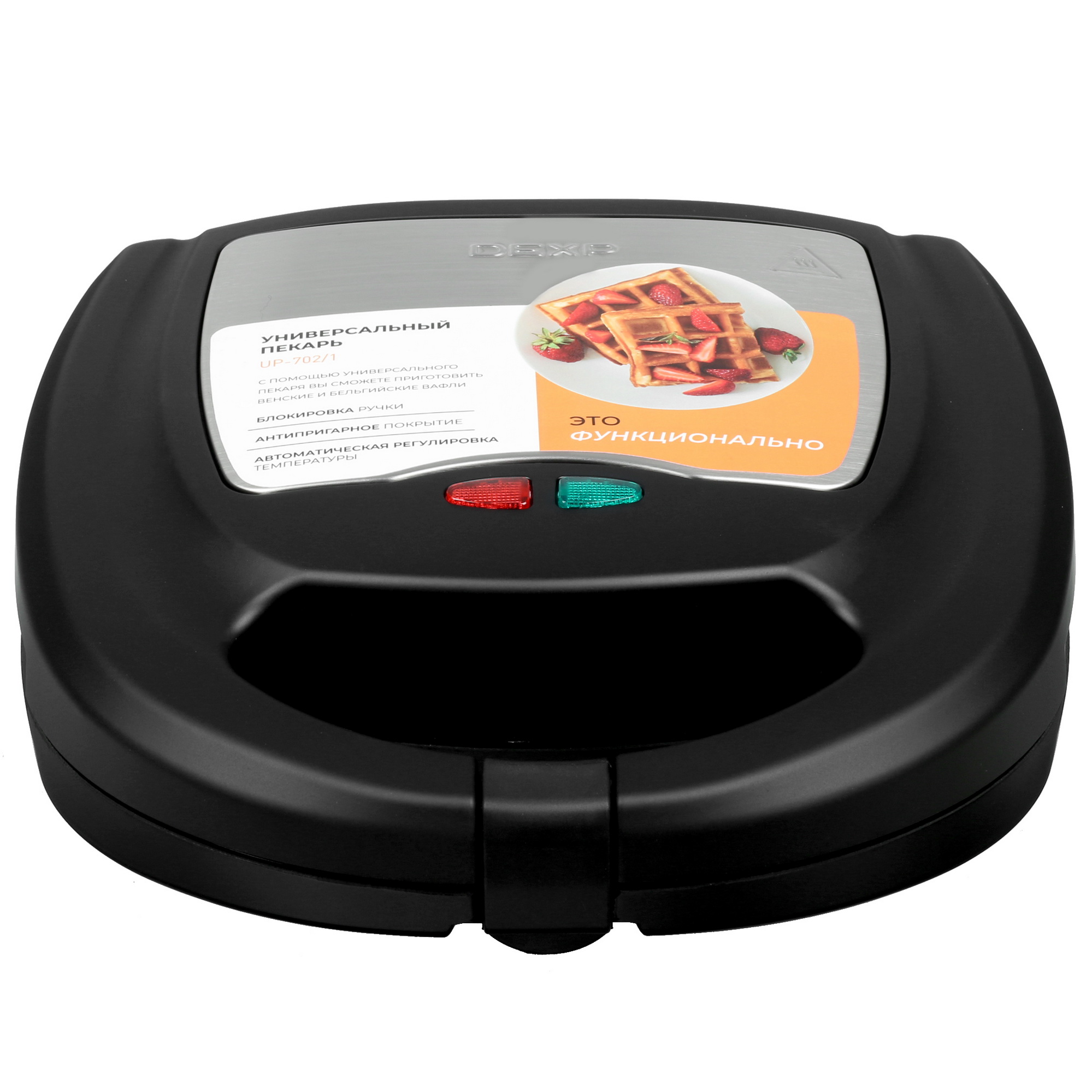 5036812 Вафельница DEXP UP-702/1 черный STDN-0046384 - Вид №2
