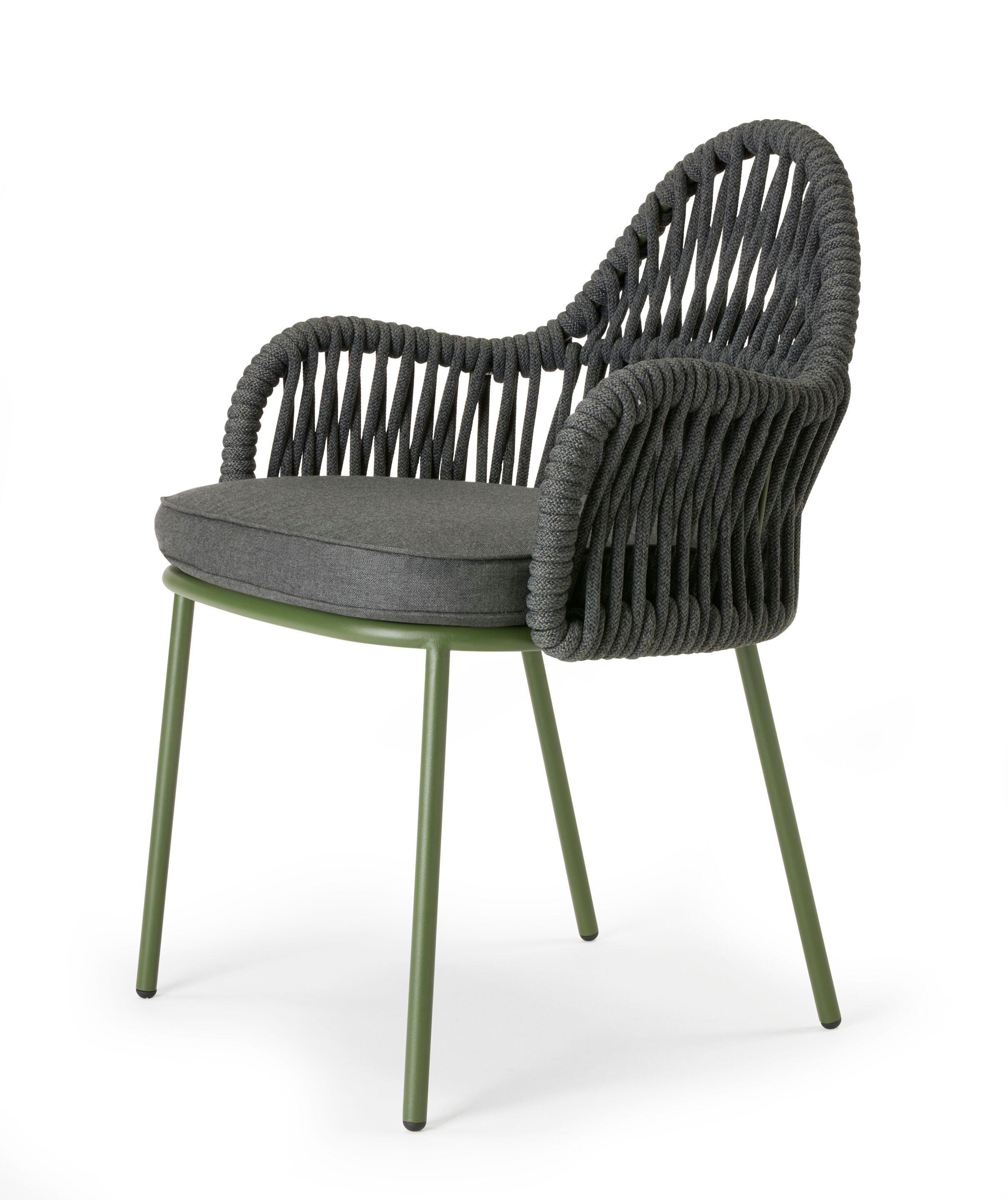 Металлический садовый стул с подлокотниками S-CAB Мальвазия ARCH-00042815 - Вид №3