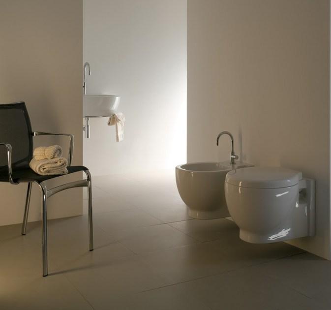 Приставной унитаз напольный Белый Galassia El1 / el2 Италия sun-id-1452204 - Вид №2