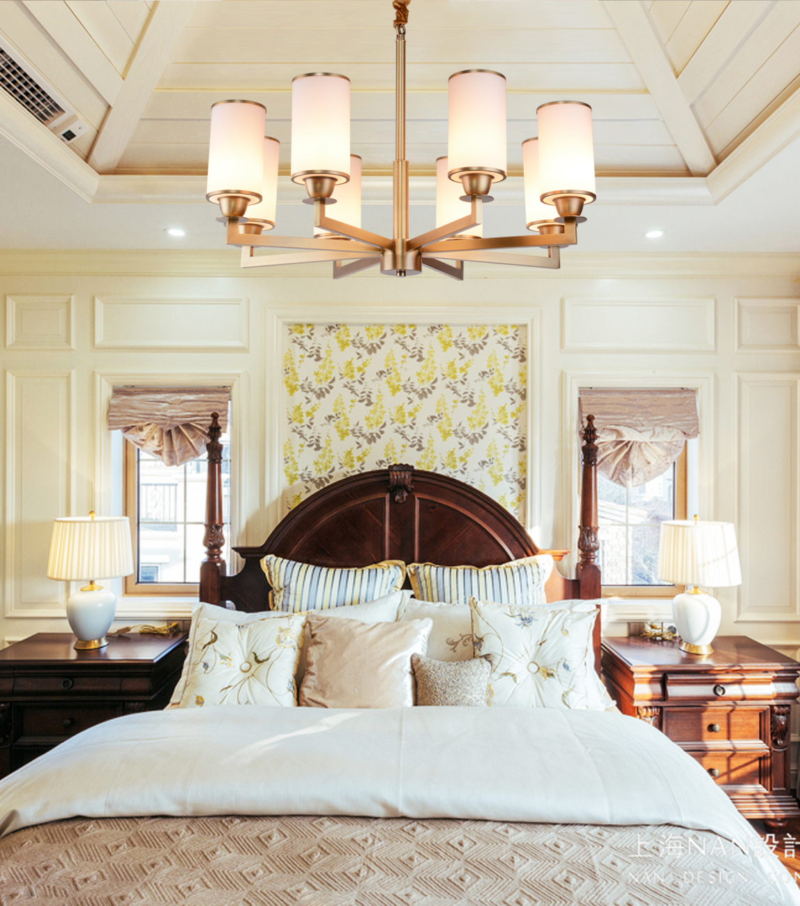 Люстра BRCH9040-8 от Delight Collection белая/золото DELIGHT ДИЗАЙНЕРСКИЕ 247098 Белый  - Вид №2