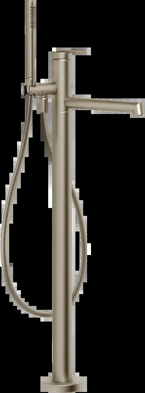 Смеситель для ванны 63528 149 Gessi Ingranaggio МАТОВЫЙ НИКЕЛЬ FINOX