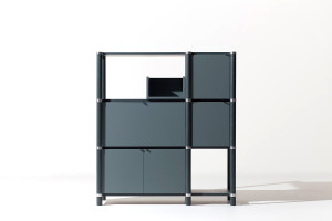 Модульный офисный книжный шкаф