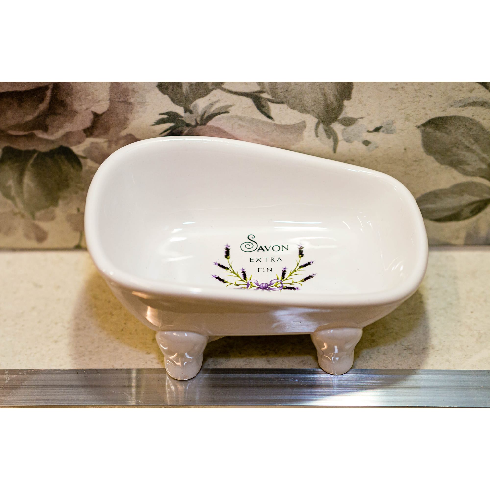 15900538 Мыльница настольная «» керамика цвет белый Lavender Santreyd  - Вид №4
