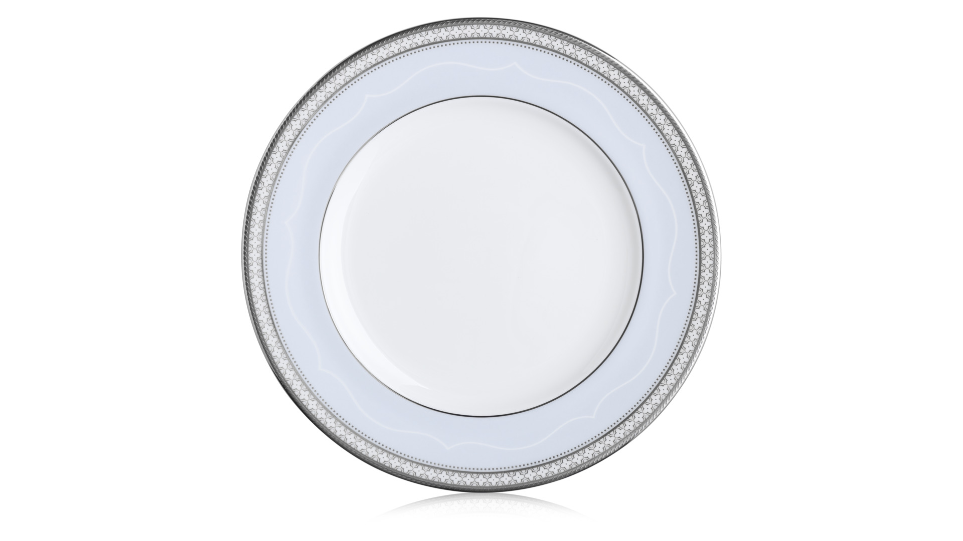 10651596 Noritake Сервиз столовый Noritake "Трефолио,платиновый кант" 6/20 Фарфор костяной  - Вид №4