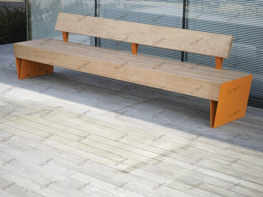 mmcité1 Скамья со спинкой Blocq sun-id-1491186