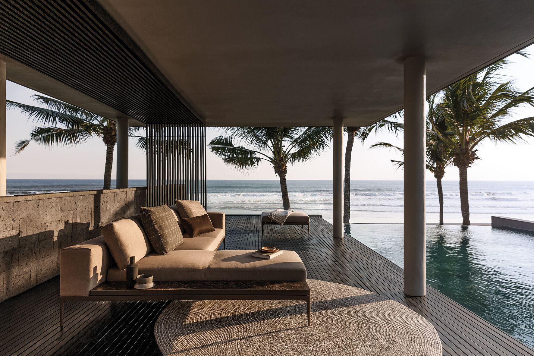 Ткань квадратный сад пуфик Gloster сетка ARCH-00068426 - Вид №12