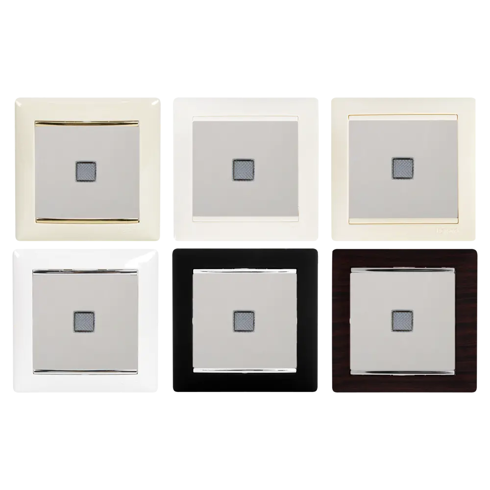 Legrand Valena Classic: одноклавишный выключатель с подсветкой в цвете слоновая кость 11273629 STLM-0001145 - Вид №1
