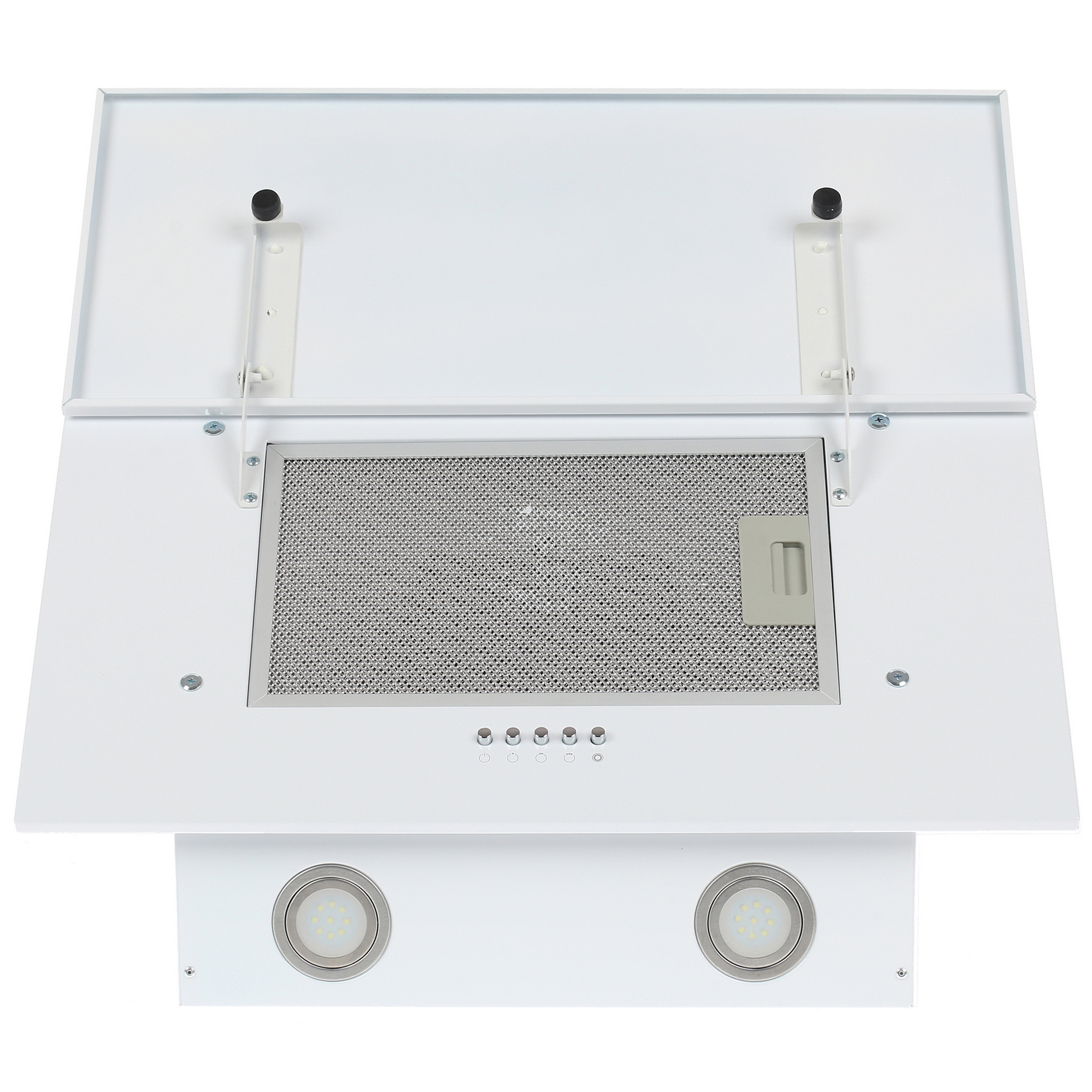 8122358 Вытяжка наклонная KRONA Olly 600 белый/белый STDN-0129221 - Вид №8