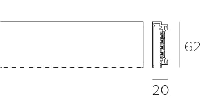 Экструдированная алюминиевая система освещения трека Letroh узел ARCH-00141698 - Вид №10