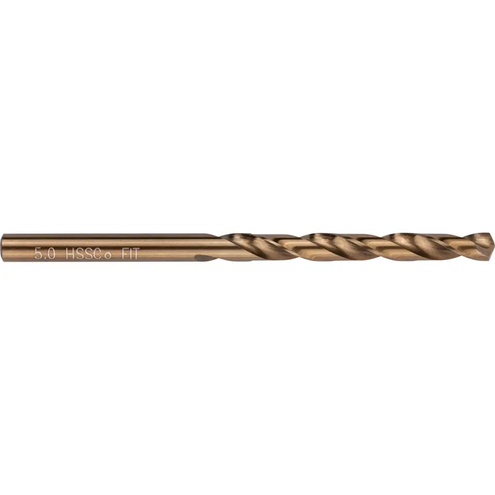 Сверло спиральное по металлу HSS-CO Fit 33920 2x49 мм, 10 шт. 82261983 STLM-2074321 