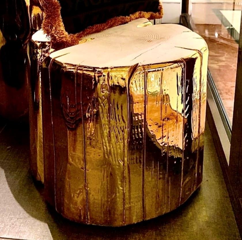 Fuoriluogo Низкий круглый журнальный столик из массива дерева sun-id-1400706 - Вид №6