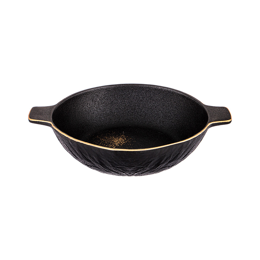 42-379 Посуда фарфоровая СОТЕЙНИК ДЛЯ ЗАПЕКАНИЯ BRONCO "MIDNIGHT GOLD" Lefard 