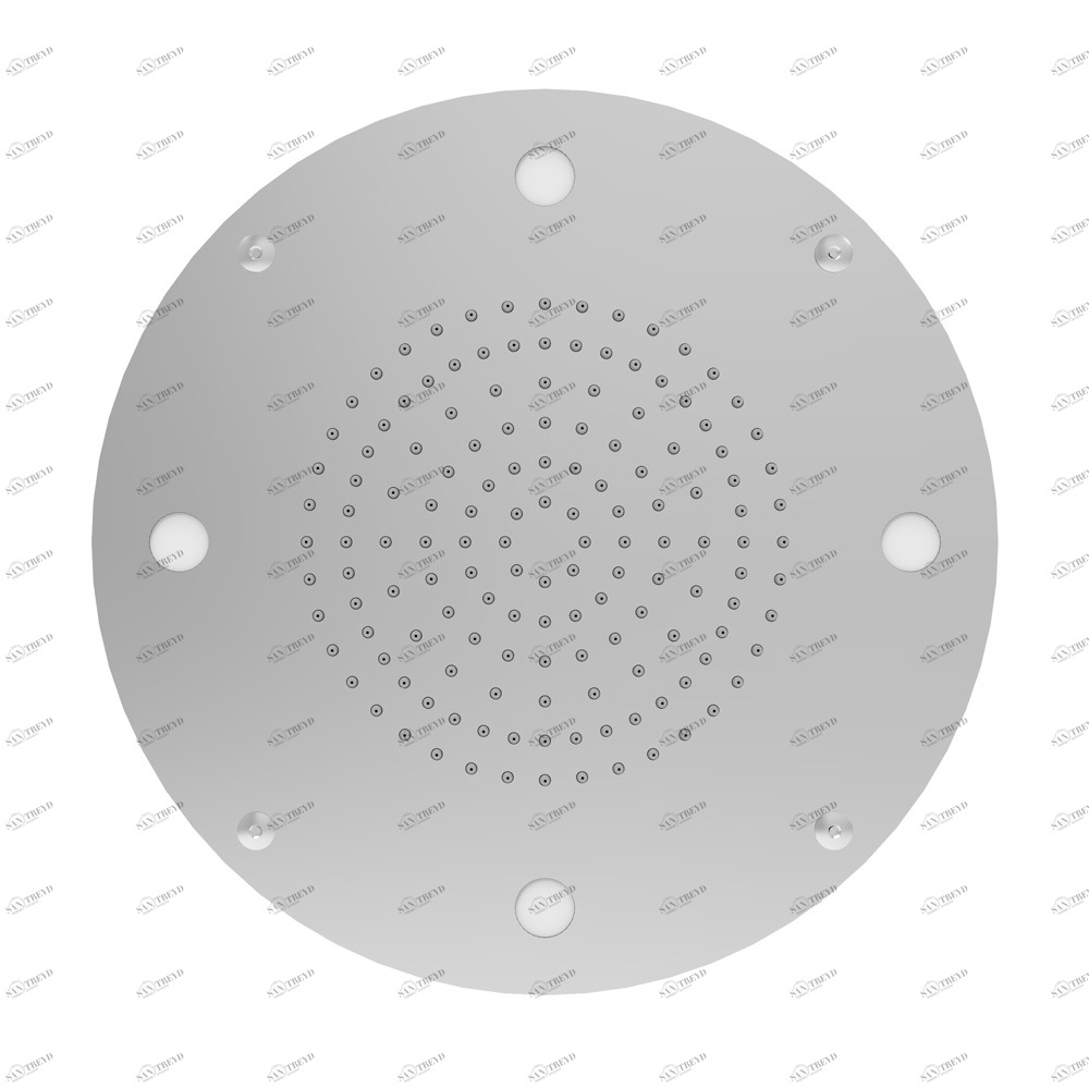 Graffio Верхний душ круглый 300 мм, хромотерапия с радиоуправлением. KI570T 