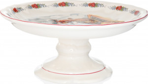 10535809 Niderviller Блюдо круглое на ножке 26см "Обернэ" Фаянс