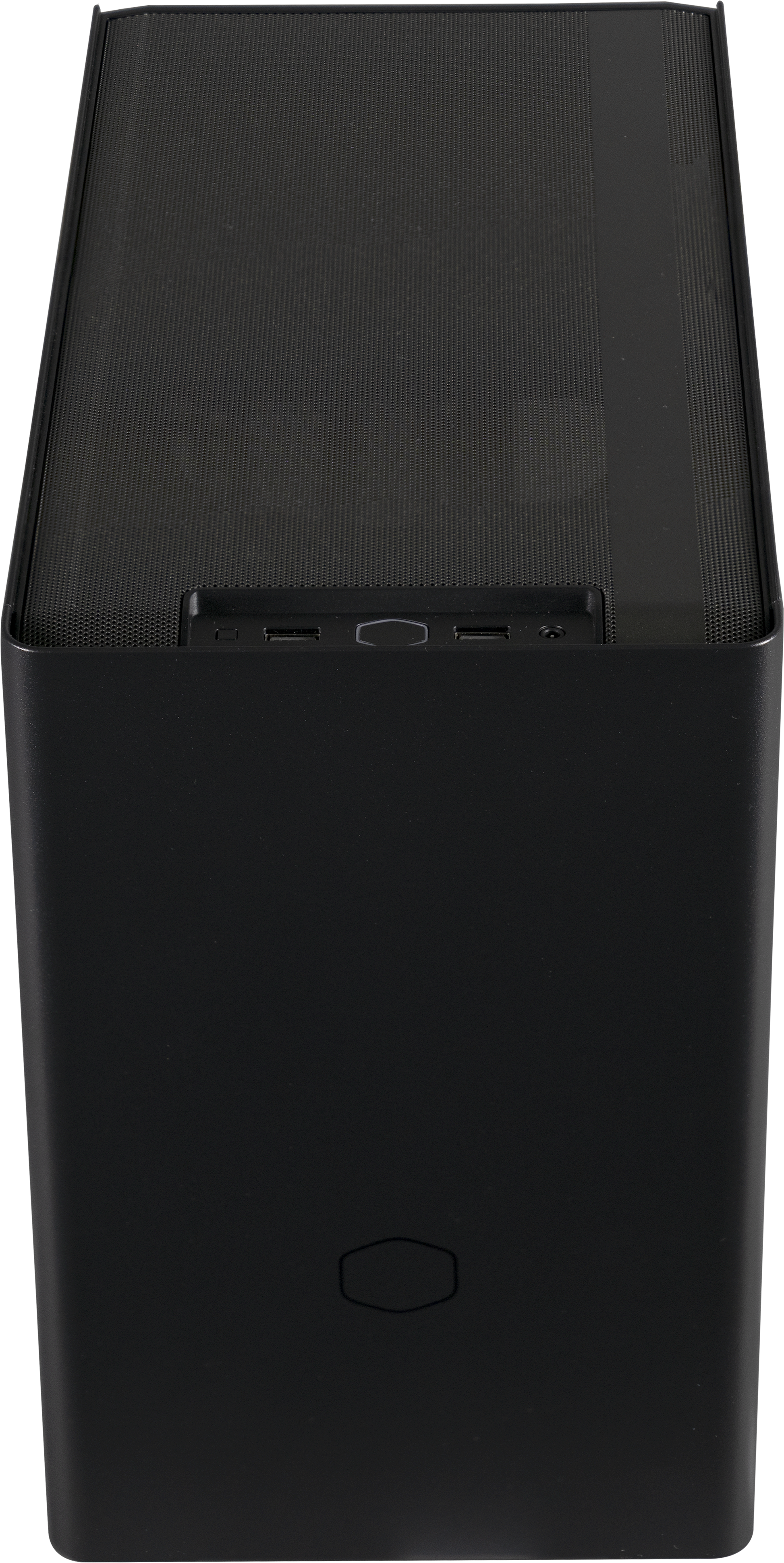 MCB-NR200-KNNN-S00 masterbox nr200, usb3.0x2, 1x92 fan, 1x120 fan, black, steel panel, w/o psu, mitx Cooler Master Cooler Master MasterBox Santreyd  - Вид №4