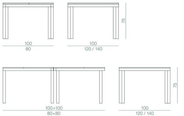 Bedont Двойной деревянный стол sun-id-1400808 - Вид №6