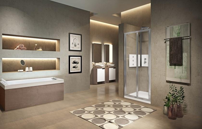 NOVELLINI Душевая ниша с откидной дверцей Lunes 2.0 sun-id-1417587 - Вид №3